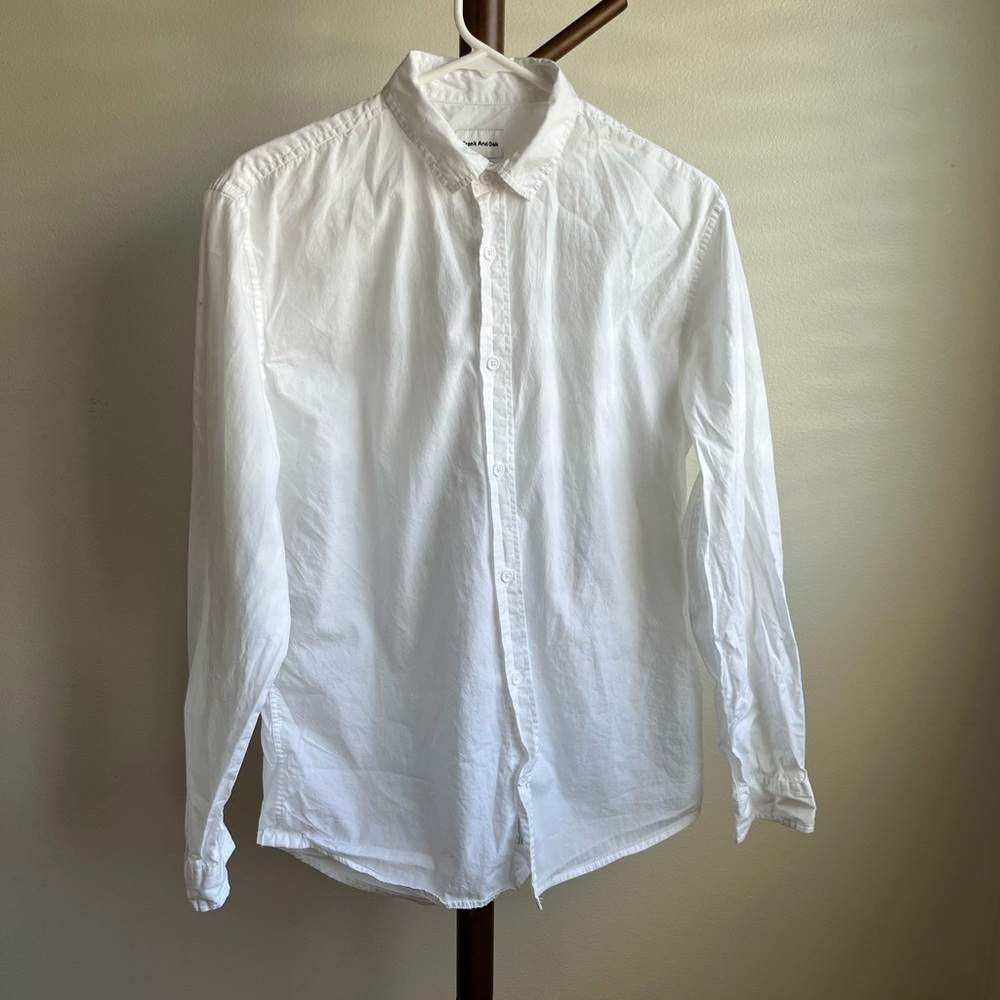 Frank & Oak white dress shirt
